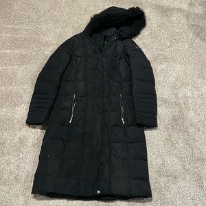 Long Black Calvin Klein Coat